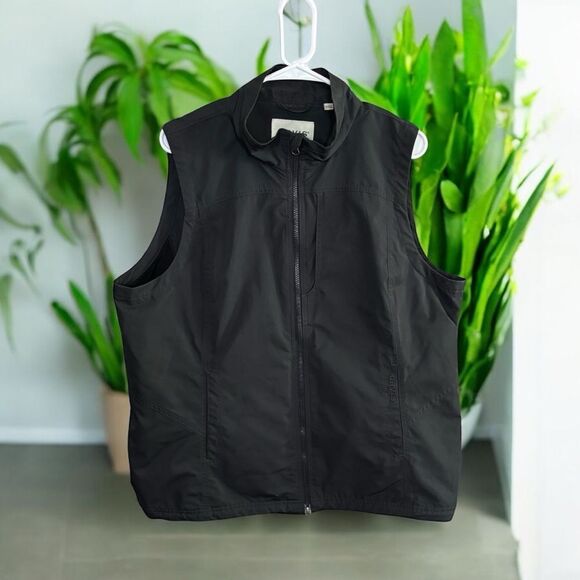 Orvis Black Zip-Up Vest technical outdoor active men’s XL - Picture 1 of 8